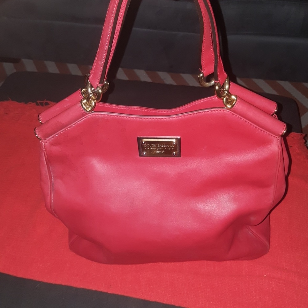 DOLCE & GABBANA large leather bag!
